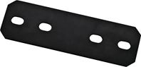 National Hardware N351-453 Mending Plate, 9-1/2 in L, 3 in W, Low Carbon Steel, Powder-Coated, Carriage Bolt Mounting