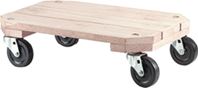 Shepherd Hardware 9854 Furniture Dolly, 360 lb, Solid Wood Platform