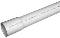 Charlotte Pipe PVC 16015B 0600 Pipe, 1-1/2 in, 20 ft L, SDR 26 Schedule, PVC