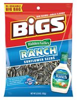 Bigs TFL55005 Sunflower Seed, Zesty Ranch, 5.35 oz, Pack of 12