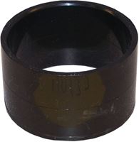 Canplas 103002RBC Repair Pipe Coupling, 2 in, Hub, ABS, Black, 40 Schedule