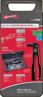 Arrow RL100K Rivet Tool Kit, 1/8, 3/16 in Rivet, Non-Slip Grip Handle, Steel