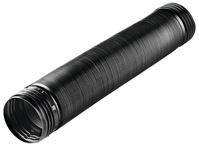 Amerimax 54021 Drain Pipe Tubing, 4 in, PVC, Black, 8 ft L