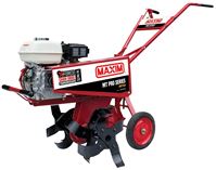 Maxim MT PRO RMT55H Rental Tiller, 163cc Honda GX160 Engine, 26 in Max Tilling W, 10 in Max Tilling D, Slasher Tine