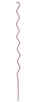 MIDWEST AIR TECHNOLOGY 901267RD6 Twisted Garden Stake, 60 in L, Steel, Red, Powder-Coated, Pack of 6