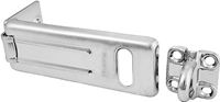 Master Lock 704D Hasp, 4-1/2 in L, 1-3/4 in W, Steel, Zinc, 1/2 in Dia Shackle