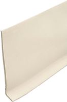 M-D 23621 Wall Base, 4 ft L, 4 in W, Vinyl, Almond, Pack of 18