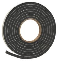 Frost King R538H Foam Tape, 3/8 in W, 10 ft L, 5/16 in Thick, Rubber, Black