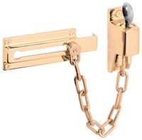 Defender Security U-9912 Chain Door Guard, Brass