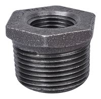 Prosource 35-1X1/2B Pipe Bushing, 1 x 1/2 in, MIP x FIP, Malleable Iron, SCH 40 Schedule, 300 psi Pressure