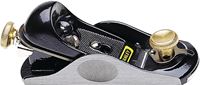 Stanley Surform Series 12-920 Block Plane, 1-5/8 in W Blade, Iron Body, Gray