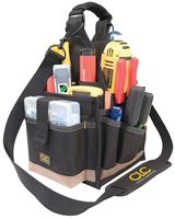 CLC Tool Works Series 1526 Electrical and Maintenance Tool Carrier, 8 in W, 16 in D, 8 in H, 25-Pocket, Polyester