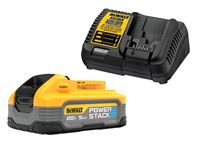 DeWALT POWERSTACK DCBP520C Battery Starter Kit, 20 V, 5 Ah, Battery Included: Yes