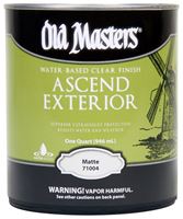 Old Masters 71004 Exterior Finish, Matte, Liquid, Clear, 1 qt