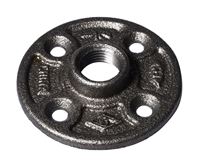 Prosource 27-1/2B Floor Flange, 1/2 in, 3 in Dia Flange, FIP, 4-Bolt Hole, 0.28 inch (7 mm) Dia Bolt Hole