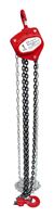 American Power Pull 400 Series 410 Chain Block, 1 ton, 10 ft H Lifting, 12-11/16 in Between Hooks