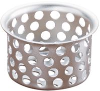 Plumb Pak PP820-37 Basket Strainer, 1 in Dia, Stainless Steel, Chrome, For: Sink