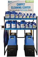 nyco DSP-CR01 Display Rack, 10 to 12 Case Mixed Products, 3 Carpet Cleaning Machines