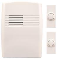 Heath Zenith SL-7312-03 Doorbell Kit, Wireless, 85 dB, White