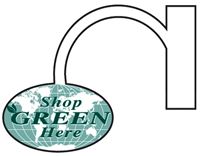 Identiti GSHELF2 Shelf Bouncer Display Tag, Green