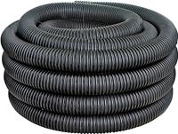 ADS 04010100 Pipe Tubing, HDPE, 100 ft L