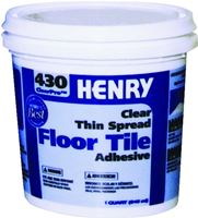 Henry 430 ClearPro 12097 Floor Adhesive, Clear, 1 qt Pail