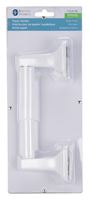 Boston Harbor L3656-51-07-3L Paper Holder, Plastic/Zinc, White, Wall Mounting