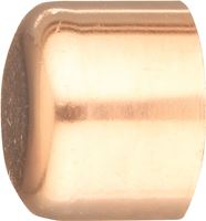 Elkhart Products 30626CP Tube Cap, 1/2 in, Sweat, Wrot Copper