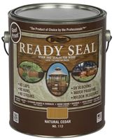 Ready Seal 112 Stain and Sealer, Natural Cedar, 1 gal, Can, Pack of 4