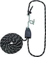 ProSource 10050-OI Rope Ratchet, Polypropylene/Steel, Black/White