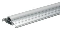 Frost King DAT39H Top Threshold, 36 in L, 3-1/2 in W, Aluminum/Vinyl, Silver