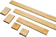 Waddell FCS37 Door Moulding Set, 3-1/4 in W, Casing Profile, Pine Wood