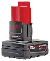 Milwaukee 48-11-2440 Rechargeable Battery Pack, 12 V Battery, 4 Ah