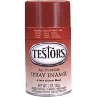 Testors 1203T Craft Spray Paint, Gloss, Red, 3 oz