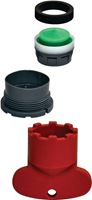 Danco 10780 Aerator Kit, 13/16-27 x 55/64-16 Male x Female, Plastic, 1.5 gpm