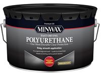 Minwax 71058000 Polyurethane, Gloss, Liquid, Clear, 2.5 gal, Can