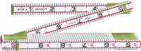 Crescent Lufkin Red End Series 1066DN Engineers Scale Rule, Regular, 1/10ths, 1/100ths, Feet Graduation, Wood, White