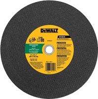 DeWALT DW8024 Cutting Wheel, 14 in Dia, 1/8 in Thick, 1 in Arbor, Silicone Carbide Abrasive