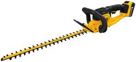 DeWALT DCHT820P1 Hedge Trimmer, 20 V, 3/4 in Cutting Capacity, 22 in L Blade