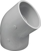 IPEX 035489 Elbow, 4 in, Socket, 45 deg Angle, PVC, White, SCH 40 Schedule, 220 psi Pressure