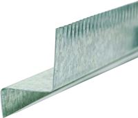 Amerimax 5651500120 Z-Bar Flashing, 10 ft L, 5/8 in W, Galvanized Steel, Pack of 50