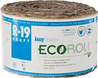 Knauf Insulation KR46TAK Kraft Faced Insulation, 39.16 ft L, 23 in W, R19 R-Value, Fiberglass