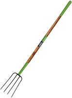 Ames 2826700 Manure Fork, Steel Tine, Wood Handle, 61 in L Handle