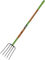 Ames 2826800 Manure Fork, Steel Tine, Wood Handle, 61 in L Handle