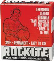 Rockite 10001 Expansion Cement, Powder, White, 1 lb Box, Pack of 12