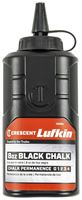 Crescent Lufkin CB08BL Chalk Refill, Black, 8 oz Bottle, Pack of 4