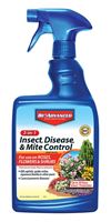 BioAdvanced 701290B Insect, Disease and Mite Control, Liquid, Spray Application, 24 oz Can