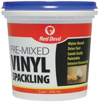 Red Devil 0534 Spackling Compound Off-White, Off-White, 1 qt Tub