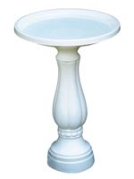 Bloem 270-10 Promo Bird Bath, Plastic, White, 17 in Dia