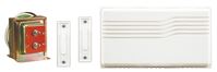 Heath Zenith SL-27102-02 Doorbell Kit, Wired, 16 V, Ding, Ding-Dong Tone, 95 dB, White